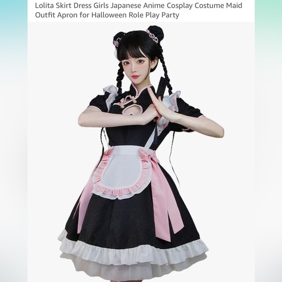 Lolita Japanese Anime Cosplay Maid Costume - Picture 1 of 2